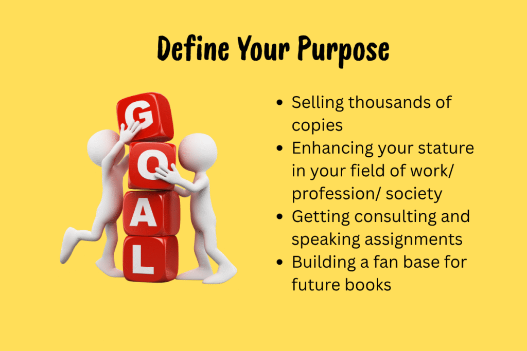 purpose to become a self published author