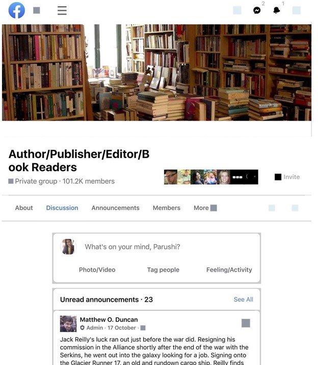 promote your book on Facebook