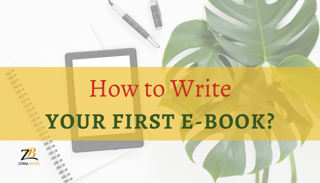How to write your first e-book?