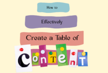  How to Effectively Draft the Table of Contents of Your Book